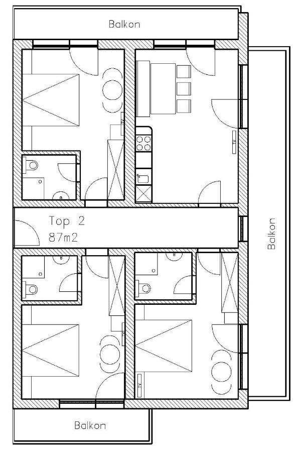 Roessle Appartement Bezau Bagian luar foto